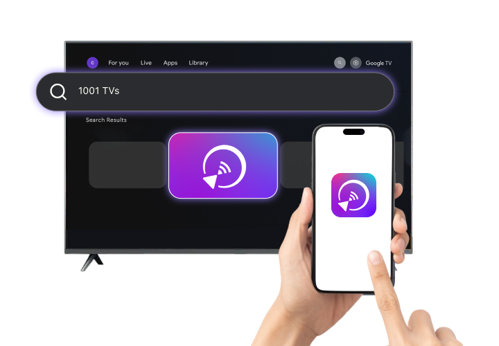 Screen mirror to Android TV
